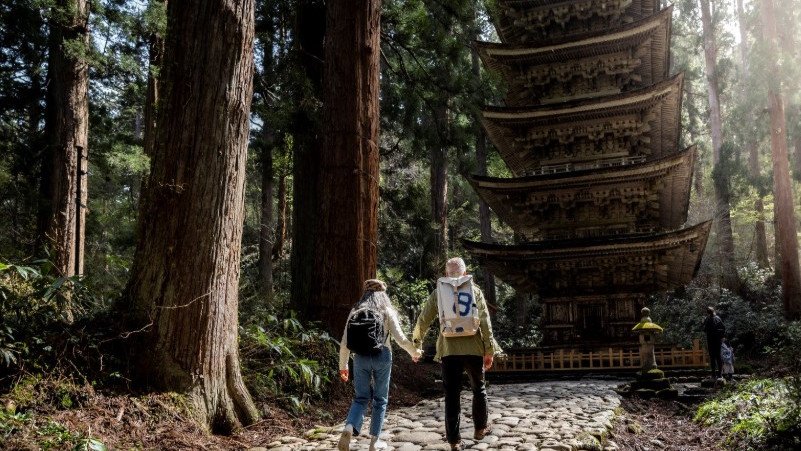  
Exploring Mount Haguro, Japan.