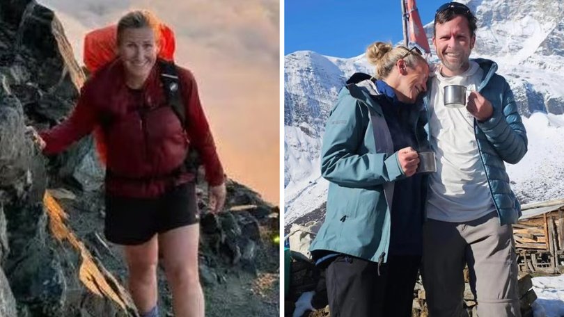 Shelley Johannesen and her partner Dave Ashley.