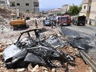A view of burnt car after an Israeli drone strike in Saadiyat, south of Beirut, Lebanon on May 13, 2026. 