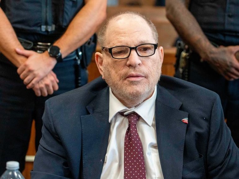 Harvey Weinstein is facing a retrial over accusations he raped a woman in a hotel room in 2013.