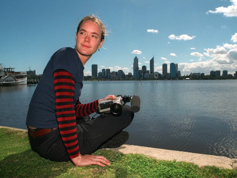 From the archives: Perth’s own Olivia Rousset, pictured in 1997. Rousset now works as a producer for Australian Story.