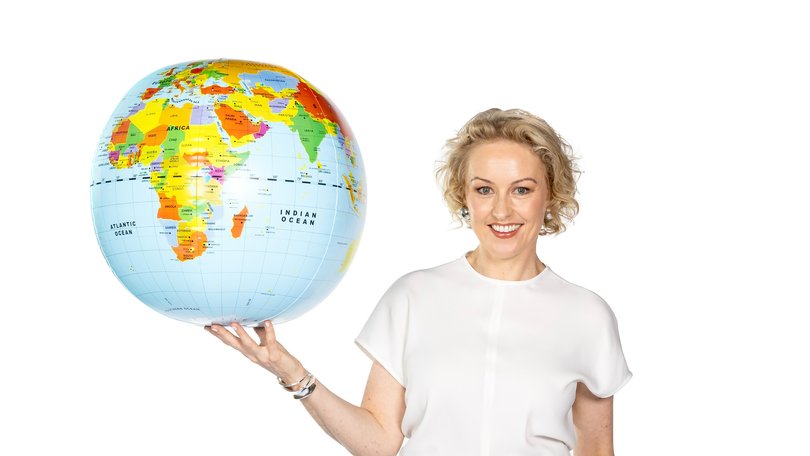 Zan Rowe hosts the rebooted Race Around The World.