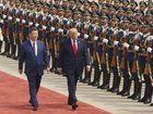 Tense talks about Taiwan have taken place during Trump’s visit to China.