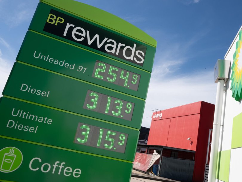 Fuel prices had skyrocketed after global energy shocks caused by the Middle East conflict. Picture: NewsWire / Sarah Marshall