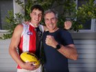Charlie son of  Drew Banfield will make his AFL debut this weekend.