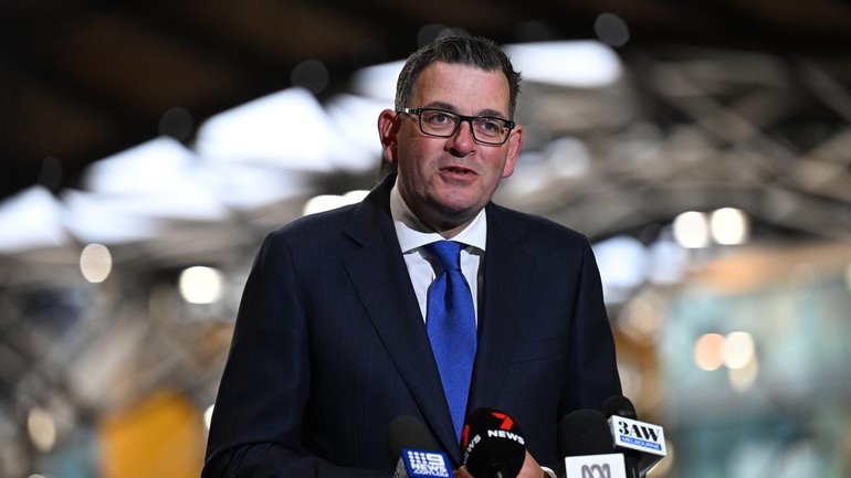 Polarising former Victorian premier Daniel Andrews will be immortalised in a statue. (James Ross/AAP PHOTOS)