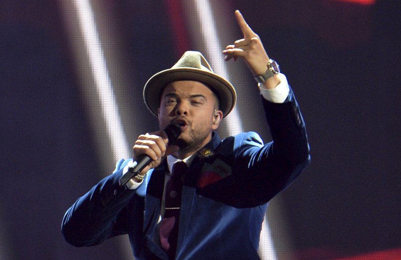 Guy Sebastian representing Australia performs the song Tonight Again in 2015.