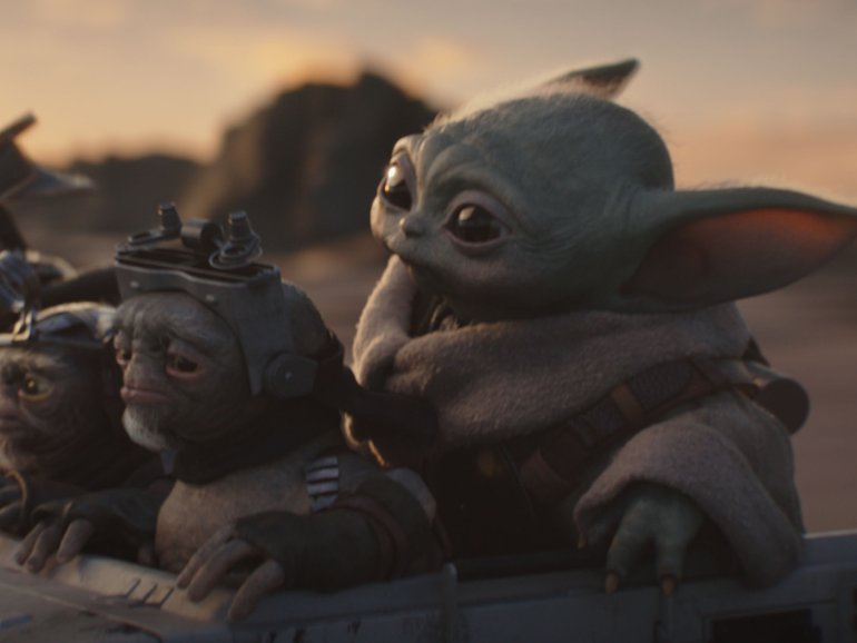 The Mandalorian and Grogu.