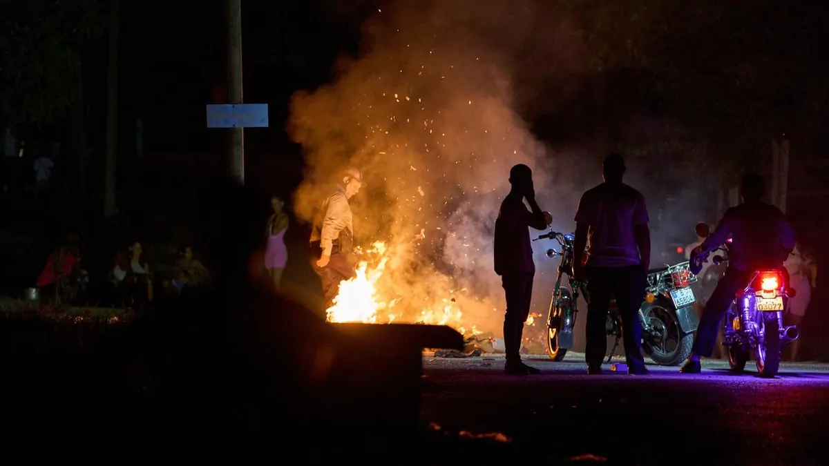 Protests erupt in Havana as Cuba cut off from oil supplies