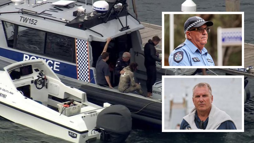 Frantic attempts were made to save him after they got him into a boat and called 000.