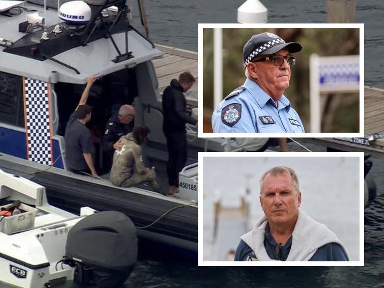 Frantic attempts were made to save him after they got him into a boat and called 000.