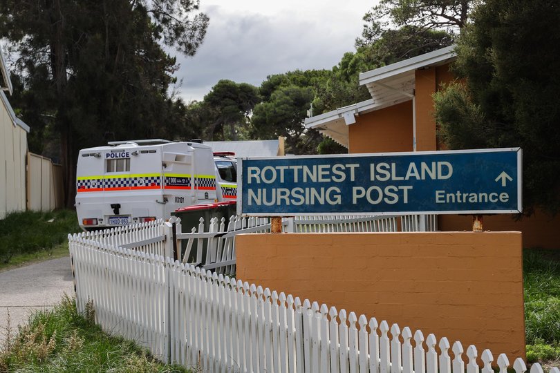 Rottnest Nursing Post, where the 38-year-old was conveyed to following the attack.