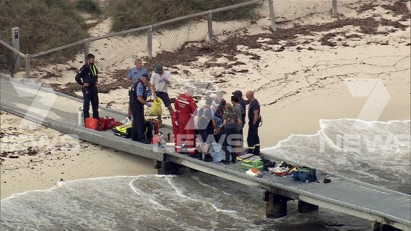 Emergency services have responded after a man in his 30s was attacked by a shark at Geordie Bay on Rottnest Island.