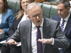Prime Minister Anthony Albanese during Question Time at Parliament House in Canberra. 