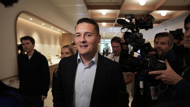 Wes Streeting says he wants the United Kingdom to again join the European Union in the future. (AP PHOTO)