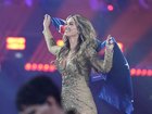 Delta Goodrem is flying the flag for Australia at the Eurovision final in Vienna. (AP PHOTO)
