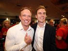 Labor candidate Luke Richmond (right, pictured with Opposition Leader Steven Miles) is likely to win the state seat of Stafford following a by-election on Saturday. Annette Dew