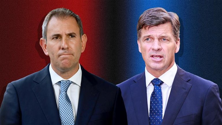 Jim Chalmers and Angus Taylor.