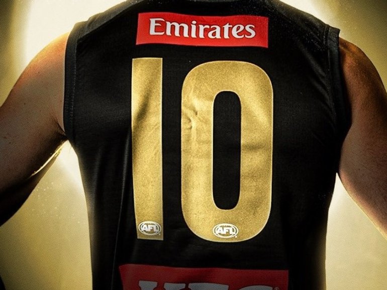 Collingwood have unveiled Scott Pendlebury's guernsey for his record-breaking 433rd AFL game.