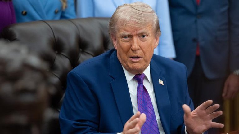 US President Donald Trump says a peace proposal submitted by Iran is useless. (EPA PHOTO)