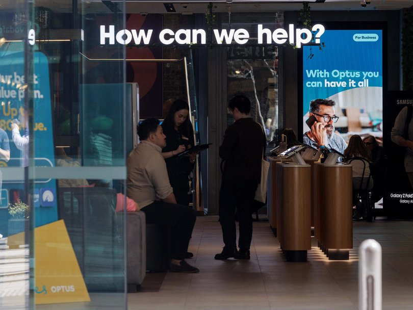 Optus has increased the cost of its cheapest mobile plans 15 per cent over the past year – well more than three-times the rate of inflation. Picture: NewsWire / Nikki Short