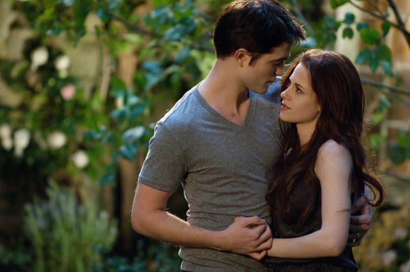 No sex before marriage in the Twilight movies. 