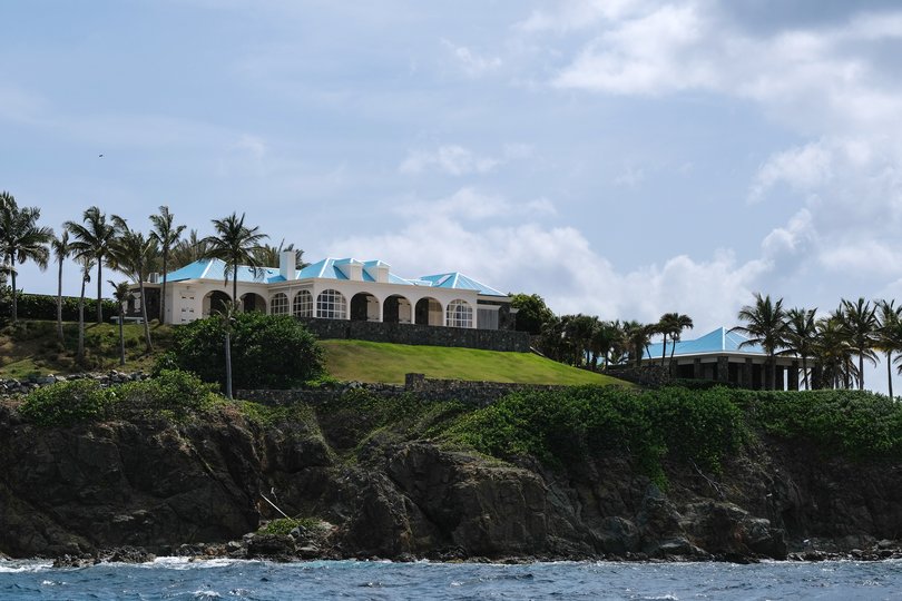 FILE — Little St. James, the private island in the U.S. Virgin Islands that was owned by Jeffrey Epstein, Aug. 27, 2019. A convicted sex offender, Epstein was connected to many of the world’s richest and most influential people and institutions. He died in prison in 2019. (Gabriella N. Baez/The New York Times)