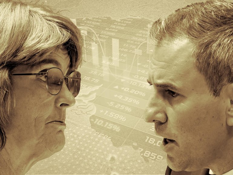 RBA Governor Michele Bullock and Treasurer Jim Chalmers. 