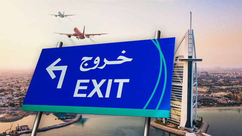 Wealthy expats seek alternatives as Middle Eastern tax haven tarnished by war.