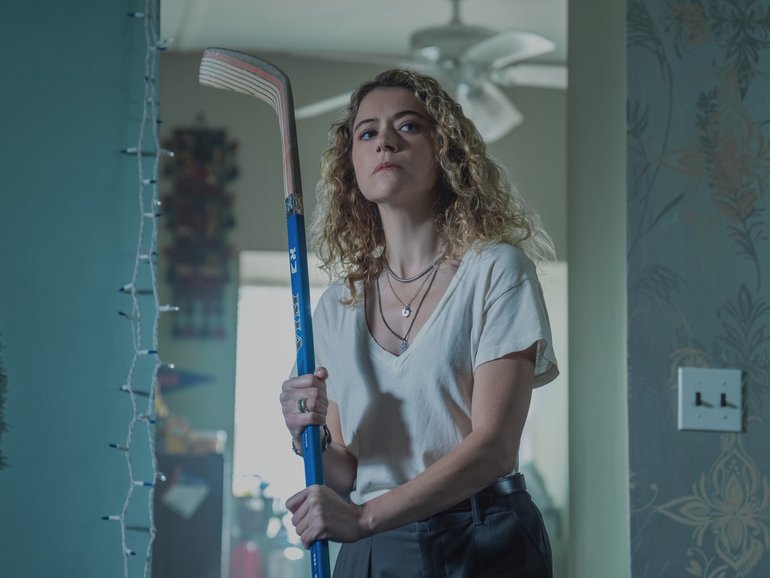 Tatiana Maslany is a mum on a mission in Maximum Pleasure Guaranteed, streaming on Apple TV Plus.