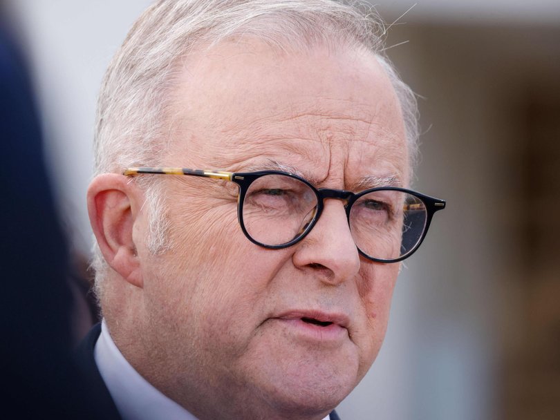 Anthony Albanese reaffirmed his pledge to a fair allocation of the GST to WA on Tuesday. Picture: NewsWire / Russell Millard