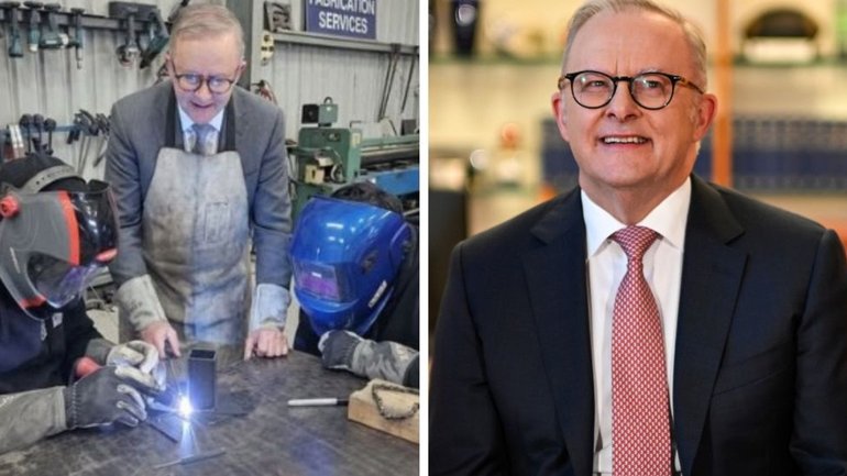 Prime Minister Anthony Albanese has responded to a series of viral, AI-generated memes featuring him. Supplied