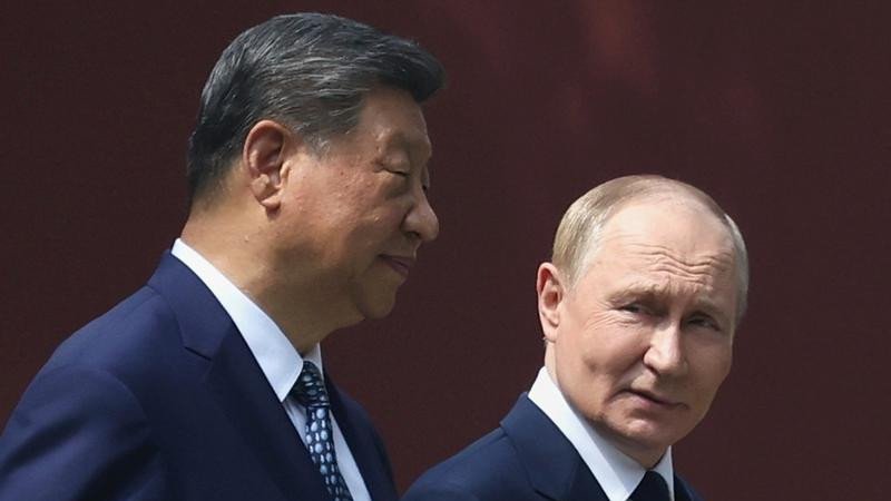 Vladimir Putin's visit to China is expected to include talks with Xi Jinping on trade and defence. 