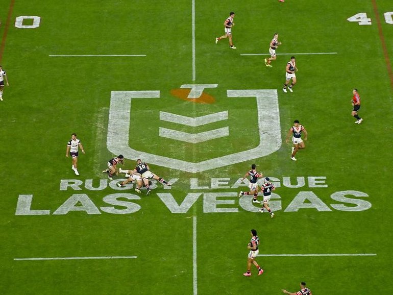 Four new clubs will get their crack at starting an NRL season in Las Vegas. (AP PHOTO)