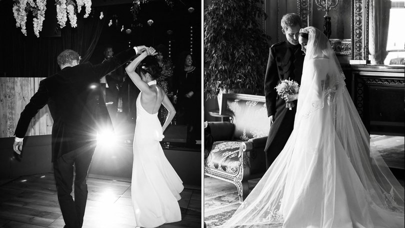 Meghan Markle marked her eighth anniversary with Prince Harry by sharing new photographs.