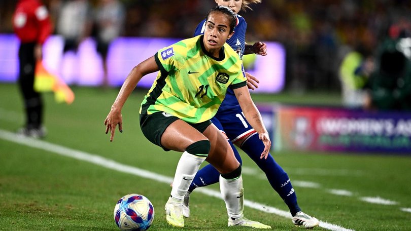Mary Fowler has been named in the Matildas squad for friendlies against Mexico. (Dan Himbrechts/AAP PHOTOS)