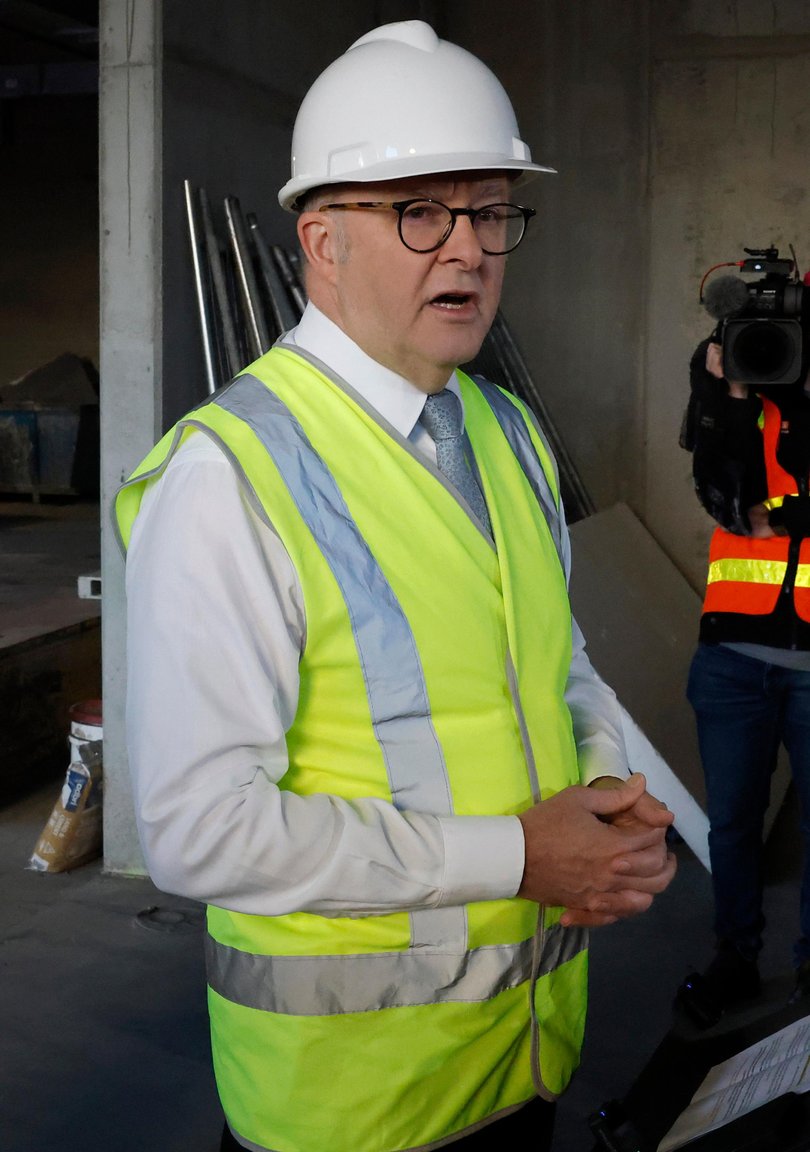 The Prime Minister, Anthony Albanese, in Perth on Tuesday.