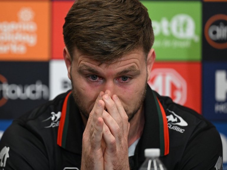 Jai Arrow has played his last NRL game after being diagnosed with motor neurone disease. (Dean Lewins/AAP PHOTOS)