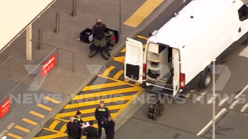 Avalon Airport has been evacuated as police perform a security check.