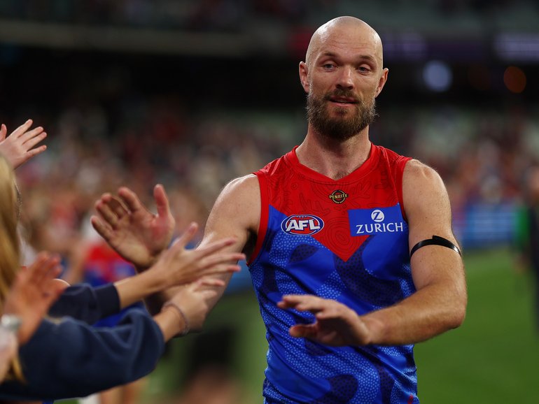 Max Gawn says he wouldn’t be shaking Scott Pendlebury’s hand before his record-breaking match.