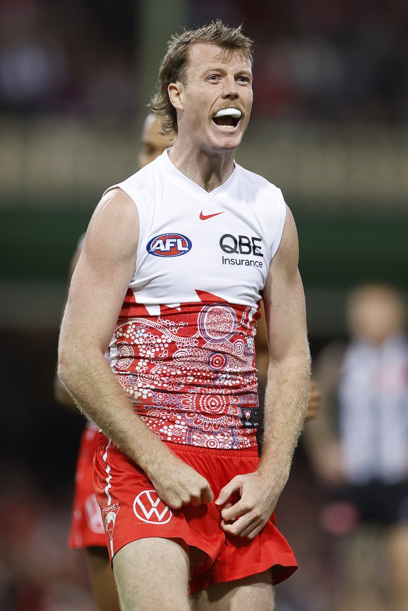 Nick Blakey during the win over Collingwood.