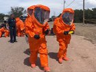 Three people have died and several first responders have been rushed to hospital after coming into contact with an ‘unidentified substance’ in New Mexico.