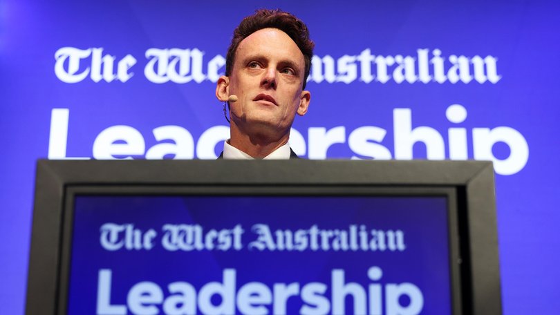 Matt Holcz (Chief Executive - Rio Tinto Iron Ore ) pictured at the Leadership Matters breakfast at Crown. Ian Munro