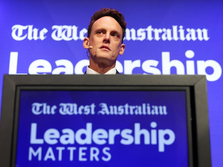 Matt Holcz (Chief Executive - Rio Tinto Iron Ore ) pictured at the Leadership Matters breakfast at Crown. Ian Munro