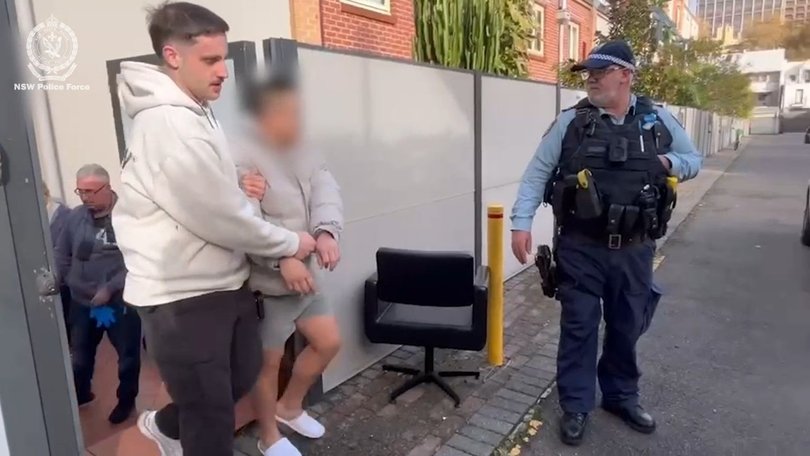 A 30-year-old man was arrested at a home in Woolloomooloo alongside a 34-year-old woman. Picture: NSW Police