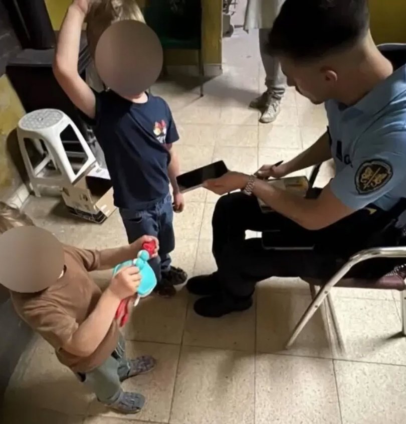 The boys were taken to hospital before being released into foster care.