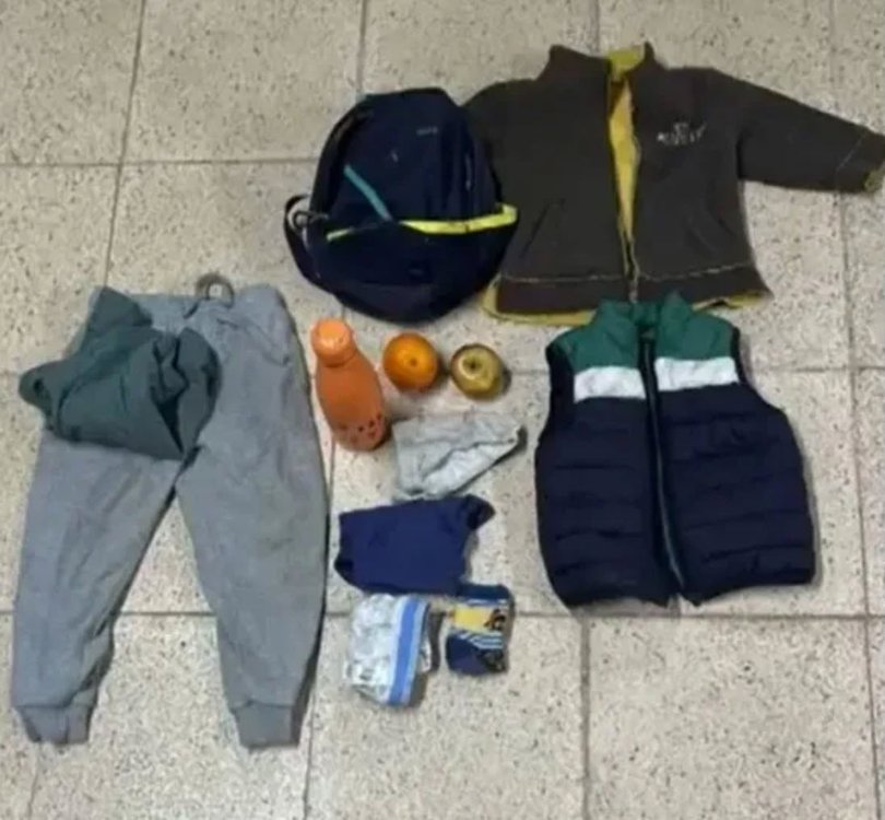 The two young children were found with fruit, biscuits, water, and a change of clothes in their backpacks.