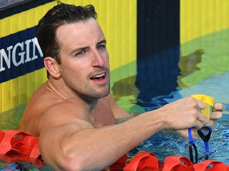 Australian swimmer James Magnussen is racing for riches at the inaugural Enhanced Games. (Dave Hunt/AAP PHOTOS)