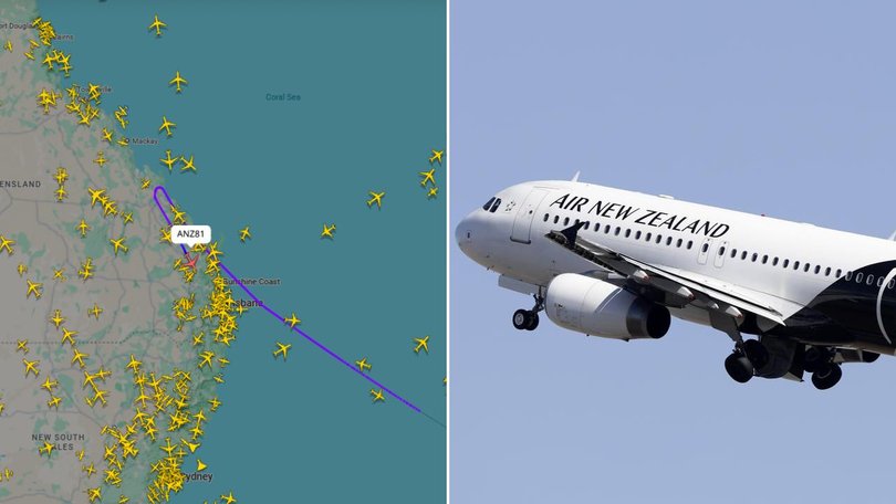 An Air New Zealand flight to Hong Kong has made an unscheduled landing in Brisbane.