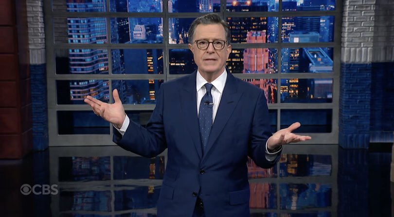 Stephen Colbert's final show.